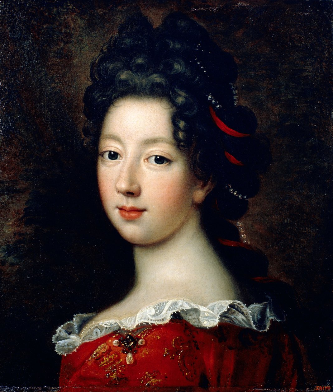 Louise Françoise de Bourbon, Mademoiselle de Nantes von Jean François de Troy