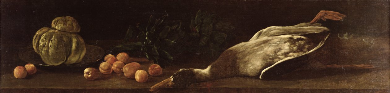 Stillleben mit Ente, 1863 von François Bonvin