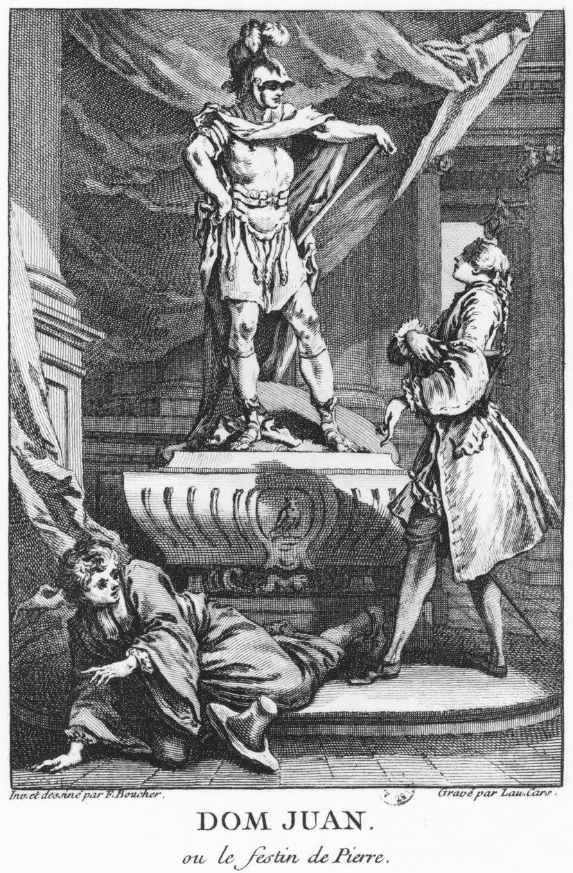 Don Juan und der Komtur, Illustration aus 