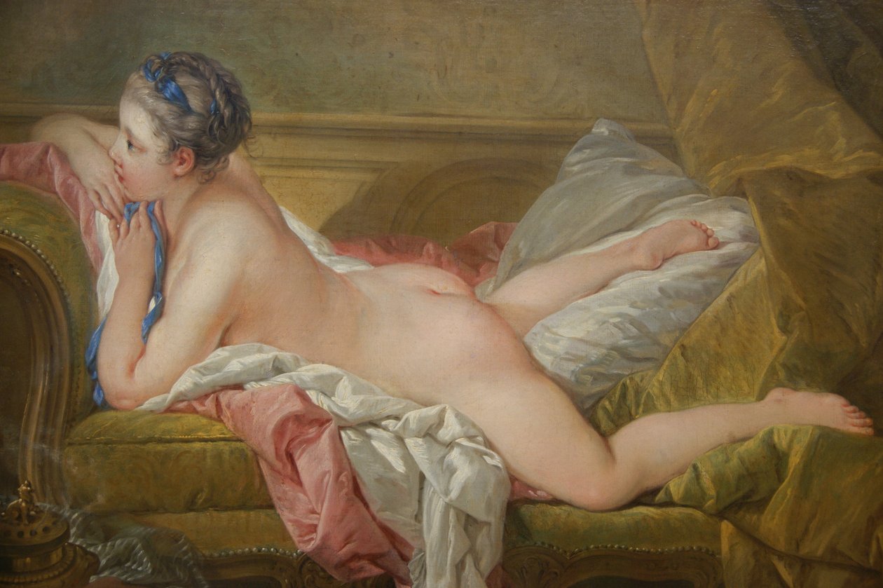 Ruhendes Mädchen von François Boucher