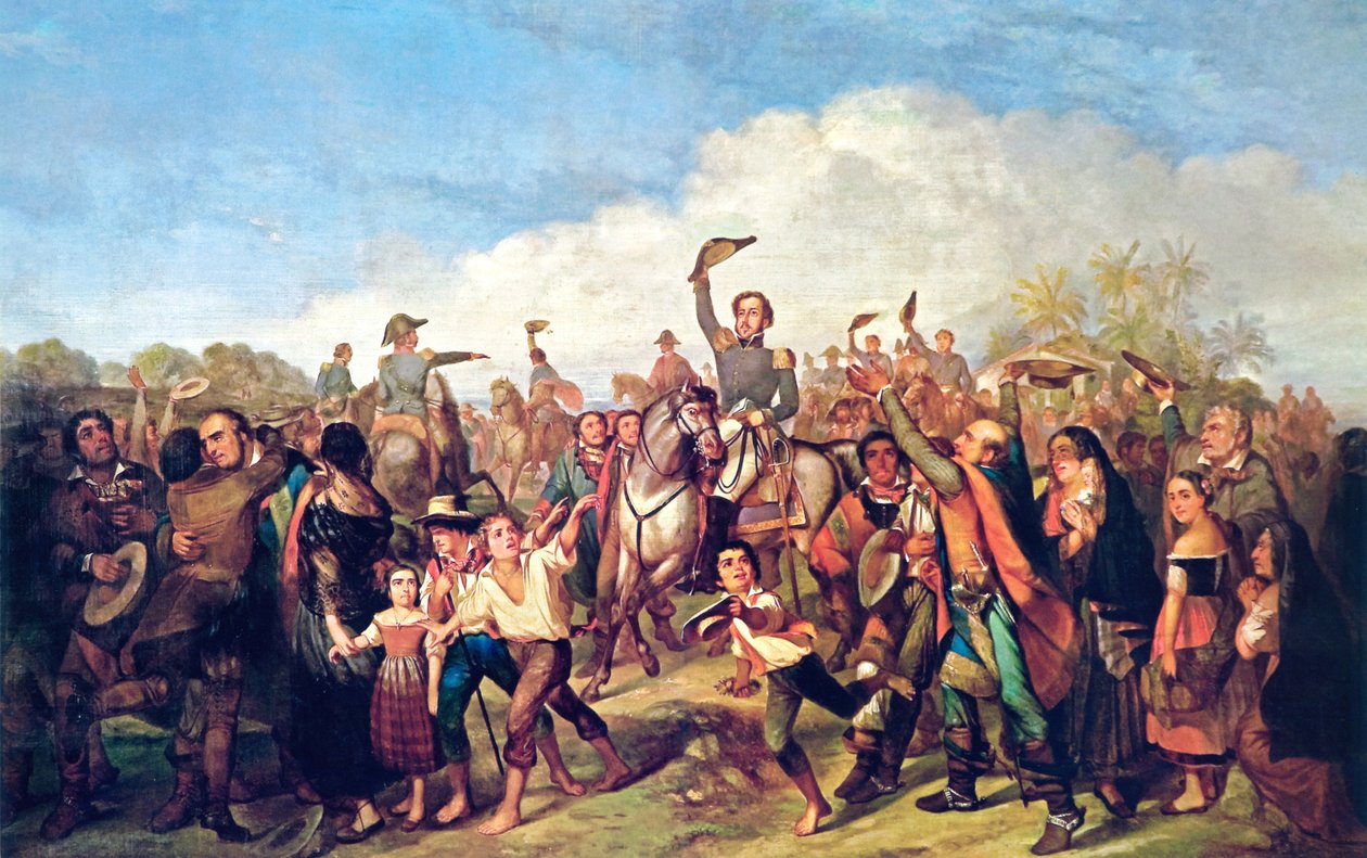 Die Proklamation der Unabhängigkeit von Francois Rene Moreau