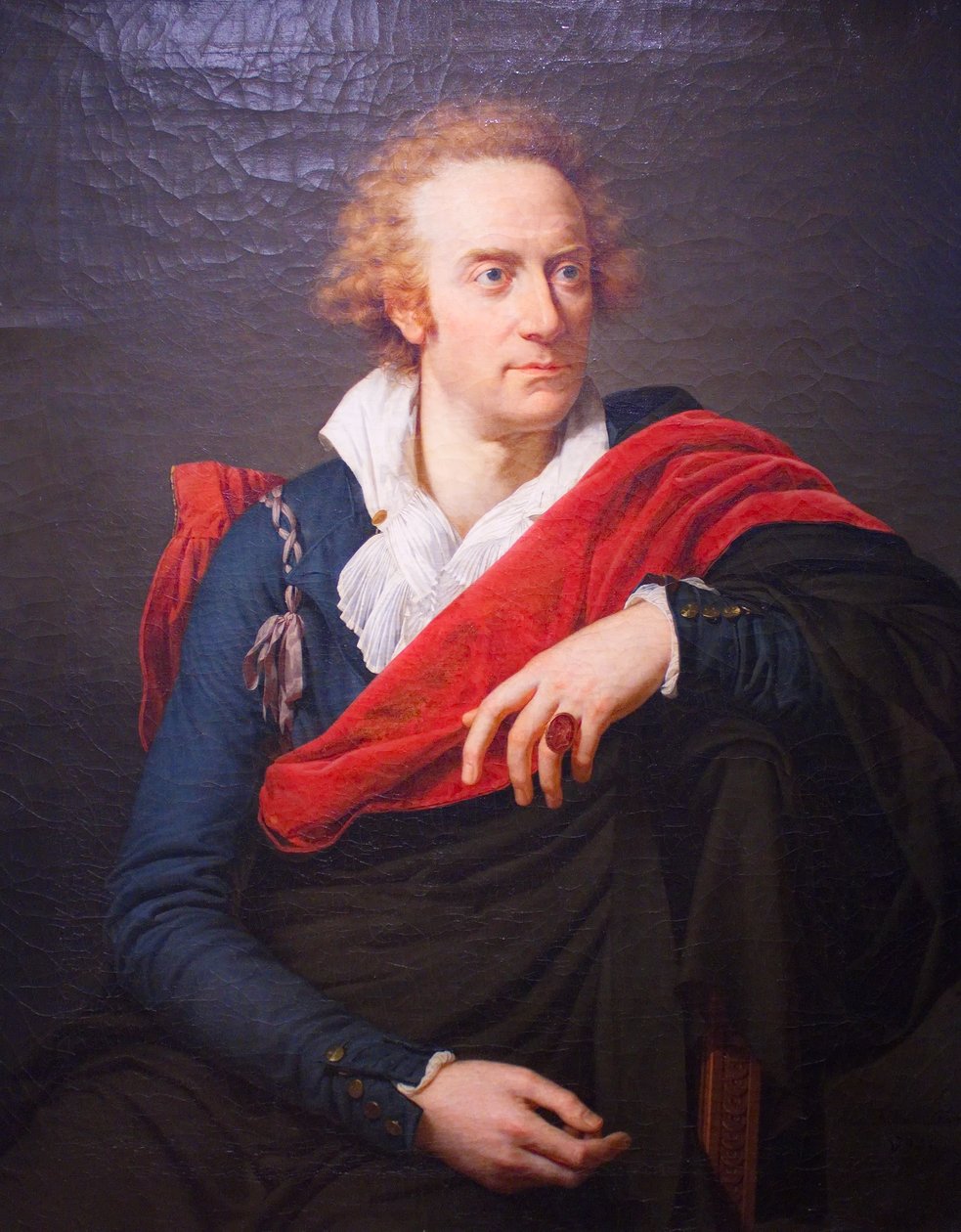 Porträt von Vittorio Alfieri von Francois Xavier Fabre