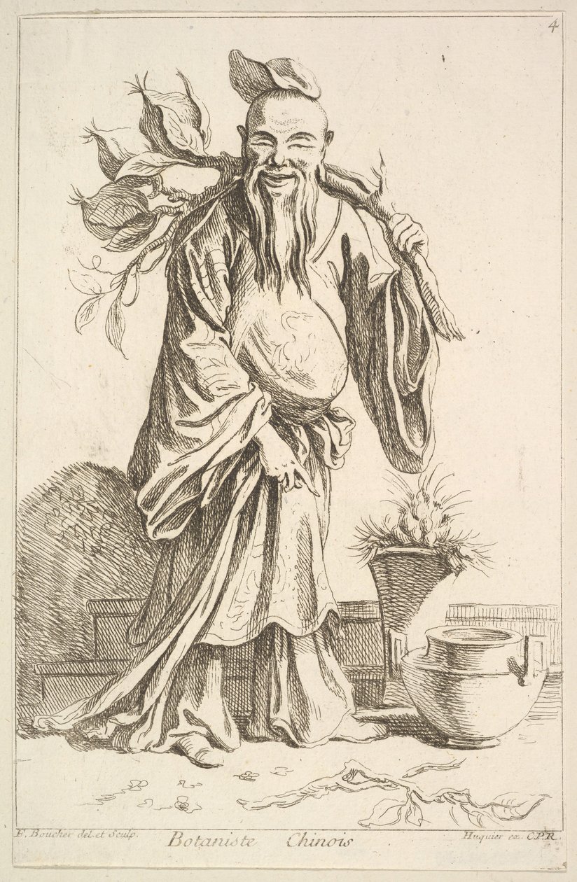 Chinesischer Botaniker, 1738-45 von François Boucher