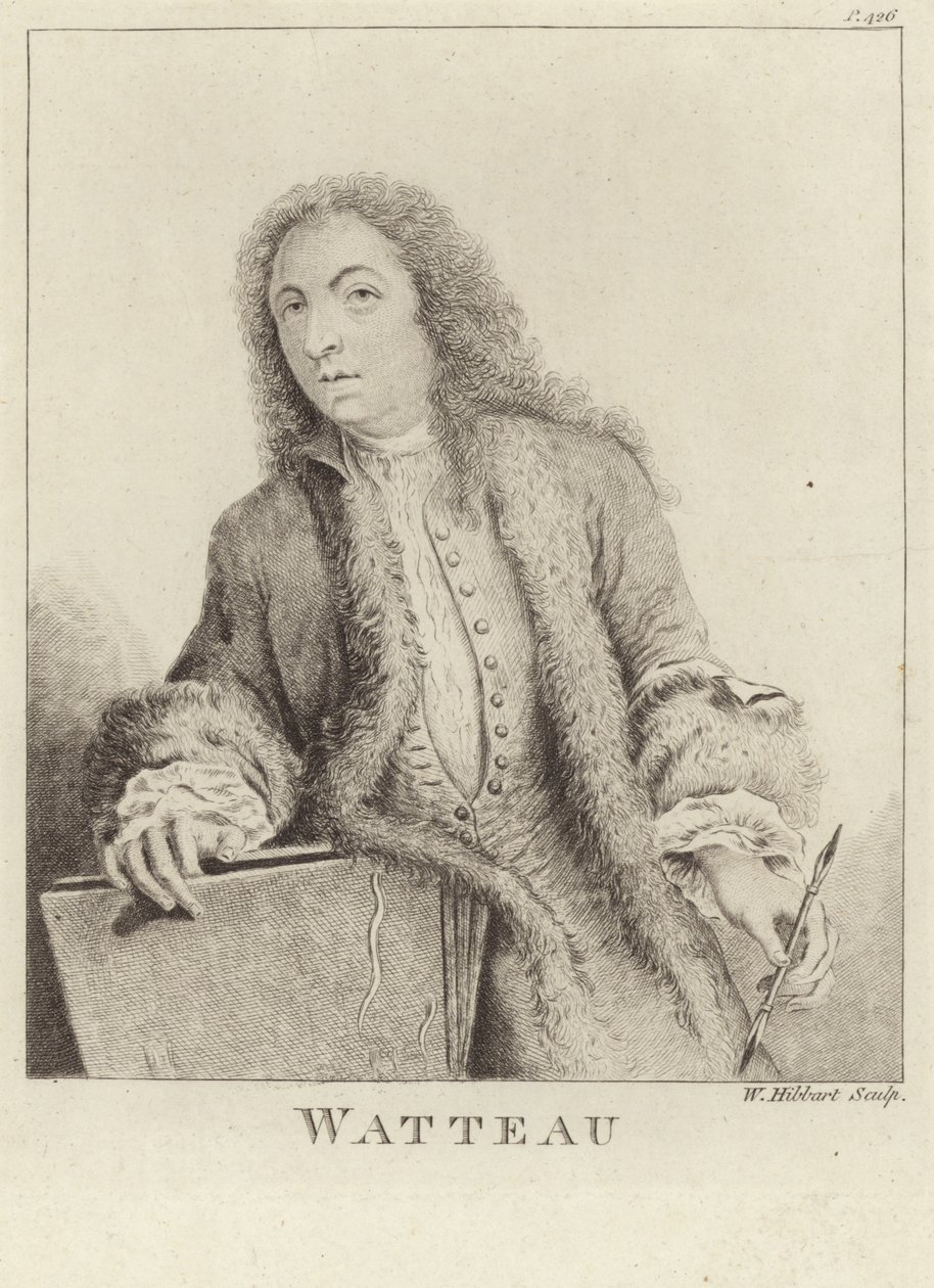 Jean Antoine Watteau, französischer Maler von François Boucher