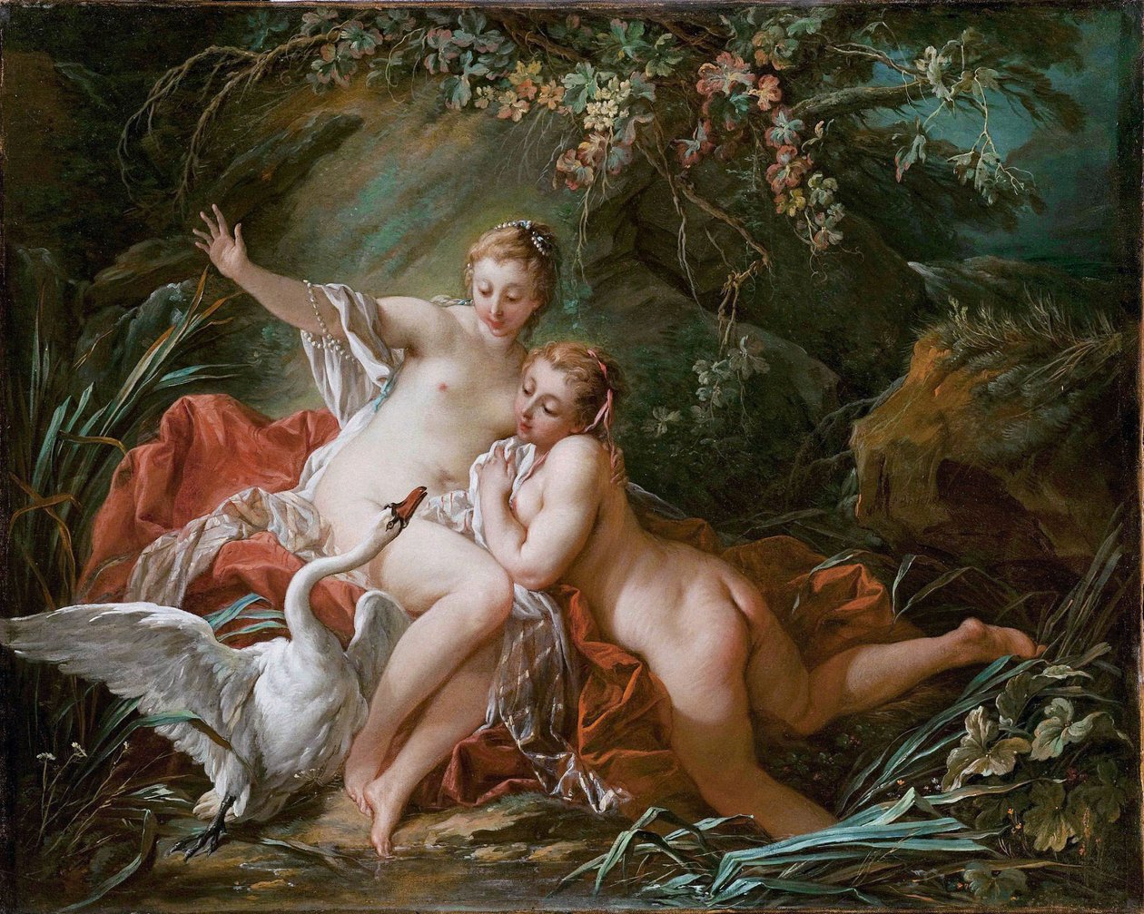 Leda und der Schwan von François Boucher
