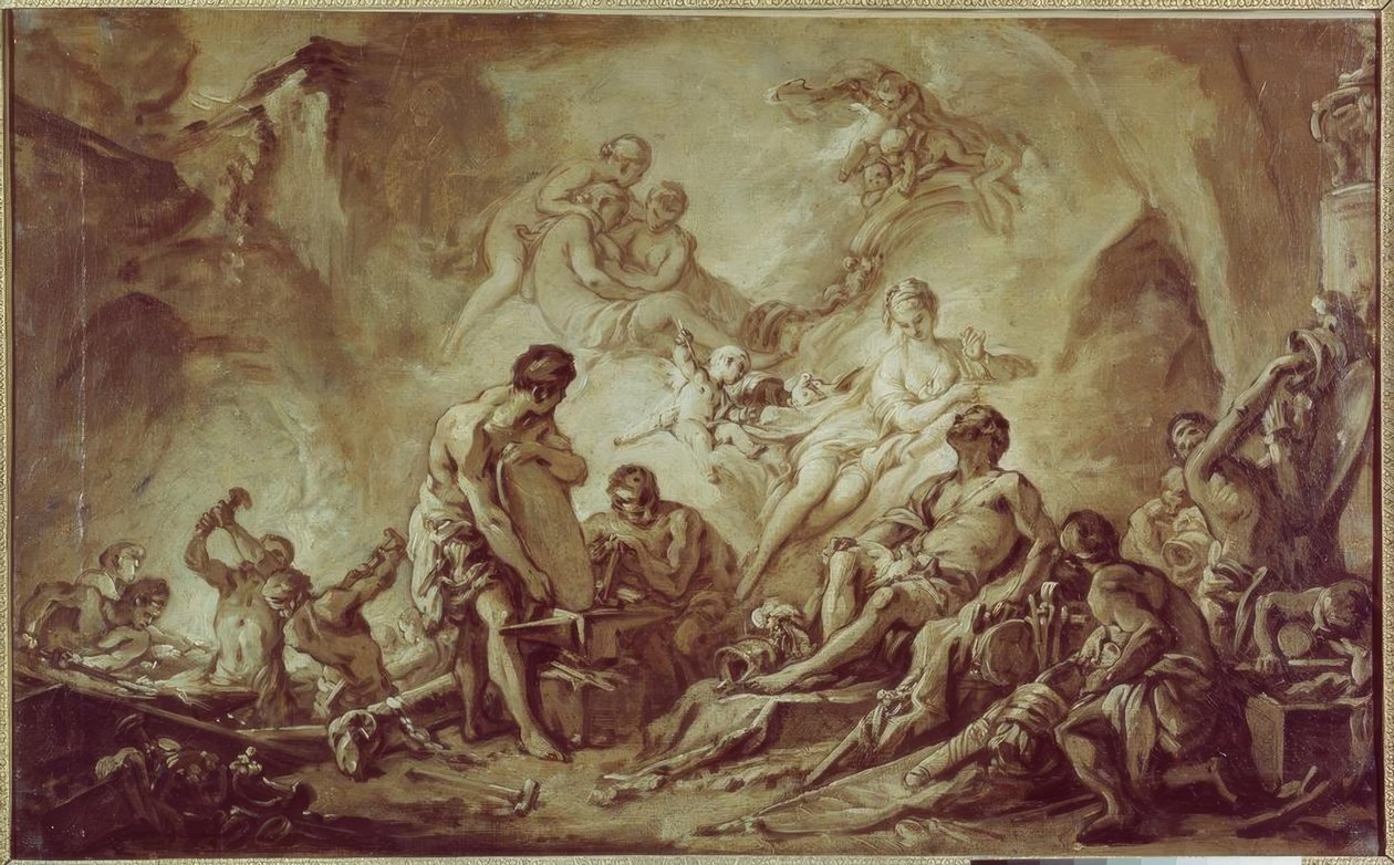 Die Schmieden des Vulkan von François Boucher