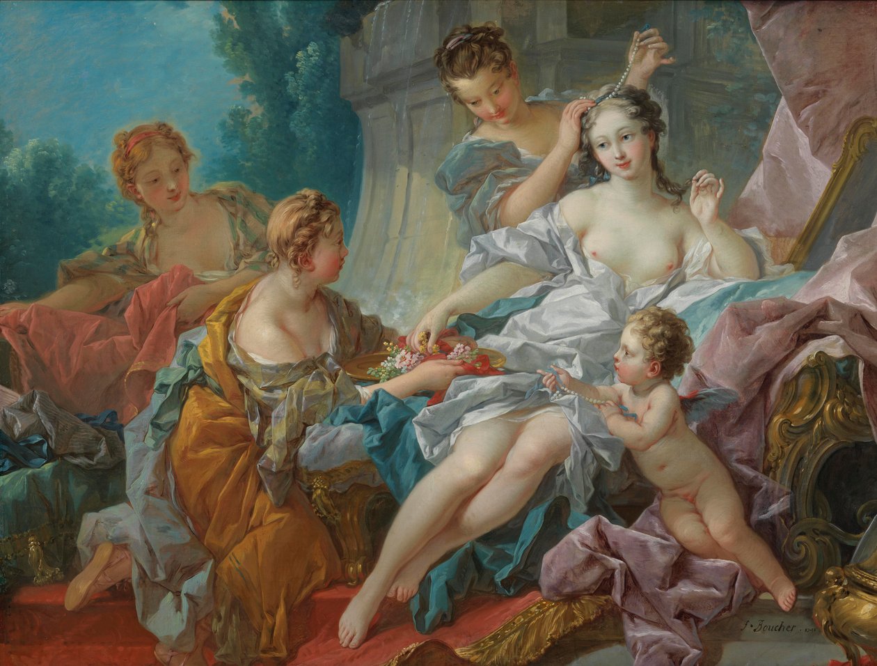 Die Toilette der Venus, 1746 von François Boucher