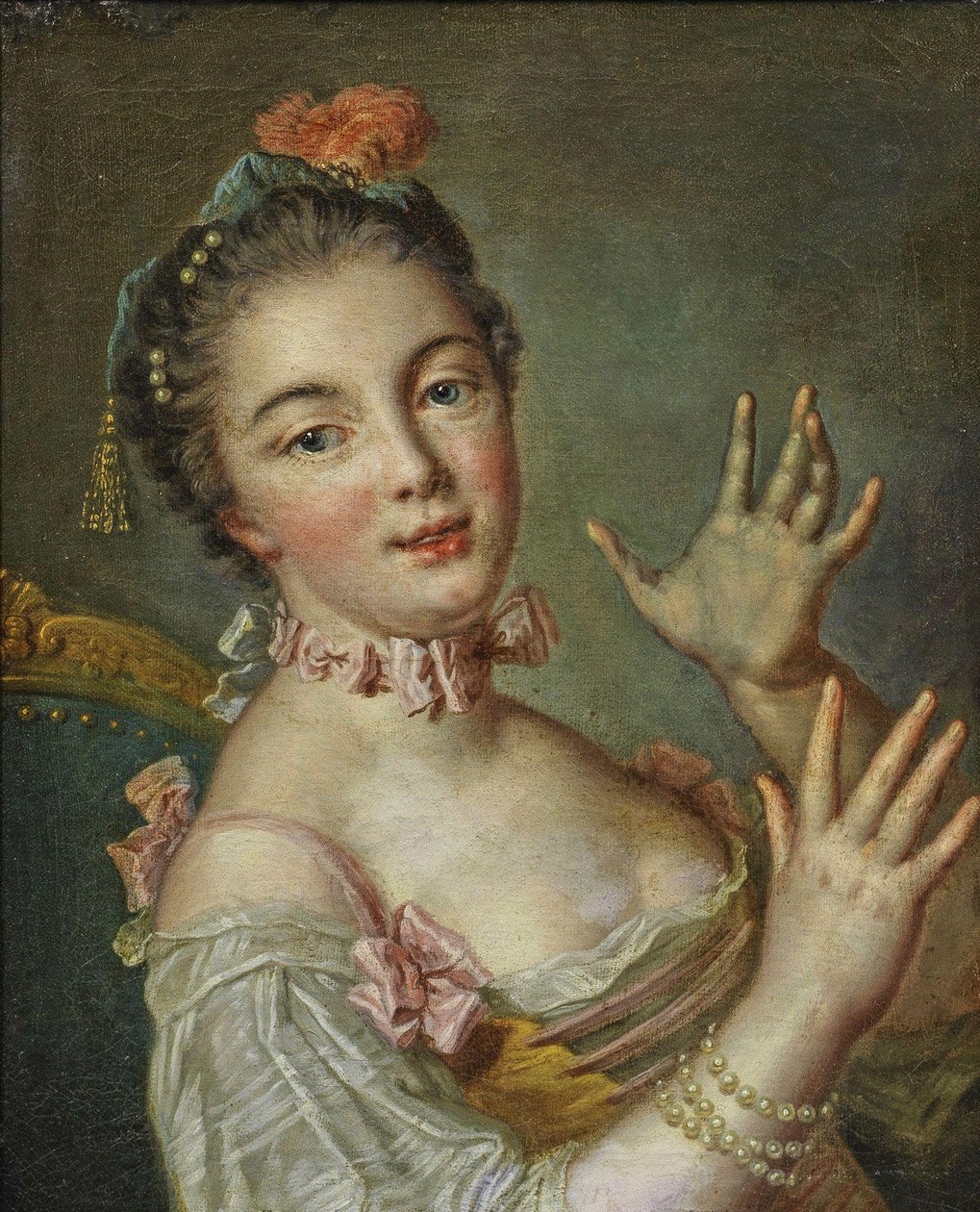 Junge Dame von François Boucher