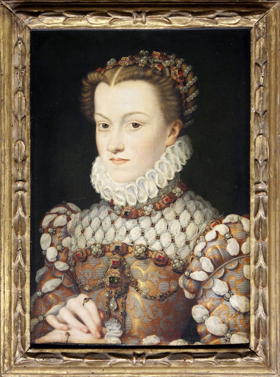Porträt von Elisabeth von Österreich von François Clouet