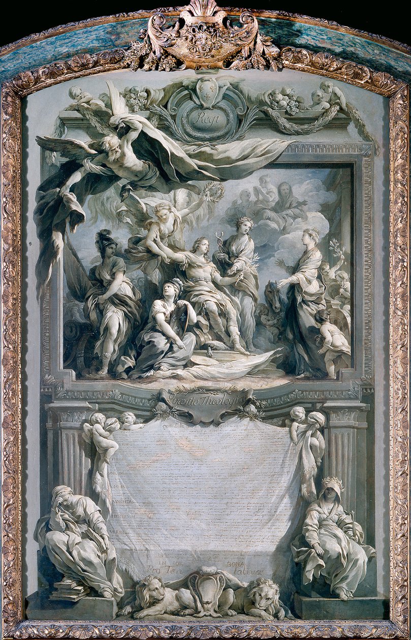 Ludwig XV. bringt Europa den Frieden von François Le Moyne