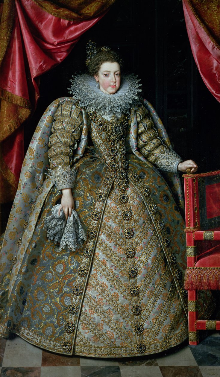 Porträt von Elisabeth von Frankreich (1602-44) 1615 von Frans Pourbus the Younger