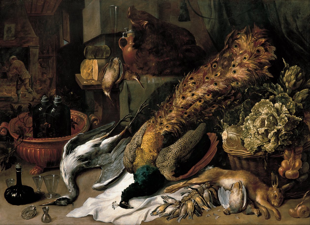 Stillleben mit einem Weinkühler von Frans Snyders or Snijders