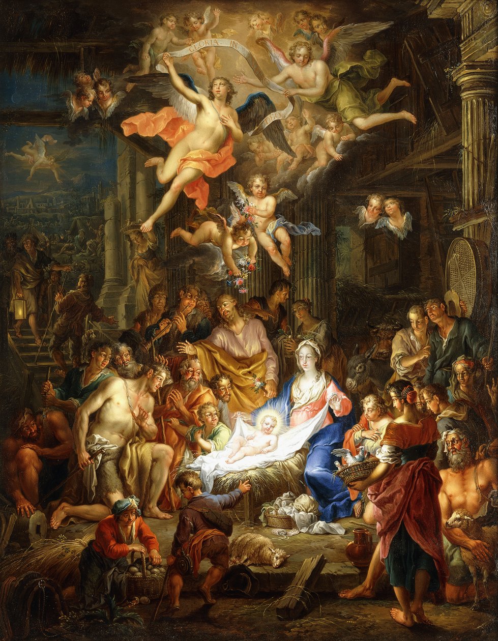 Die Geburt Christi von Frans Christoph Janneck
