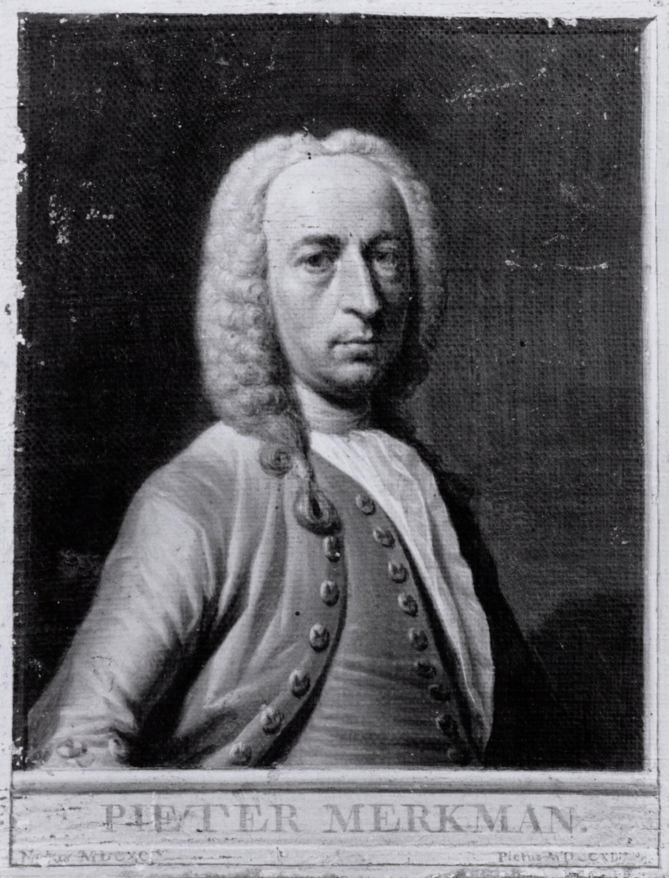 Porträt von Pieter Merkman Jr von Frans Decker