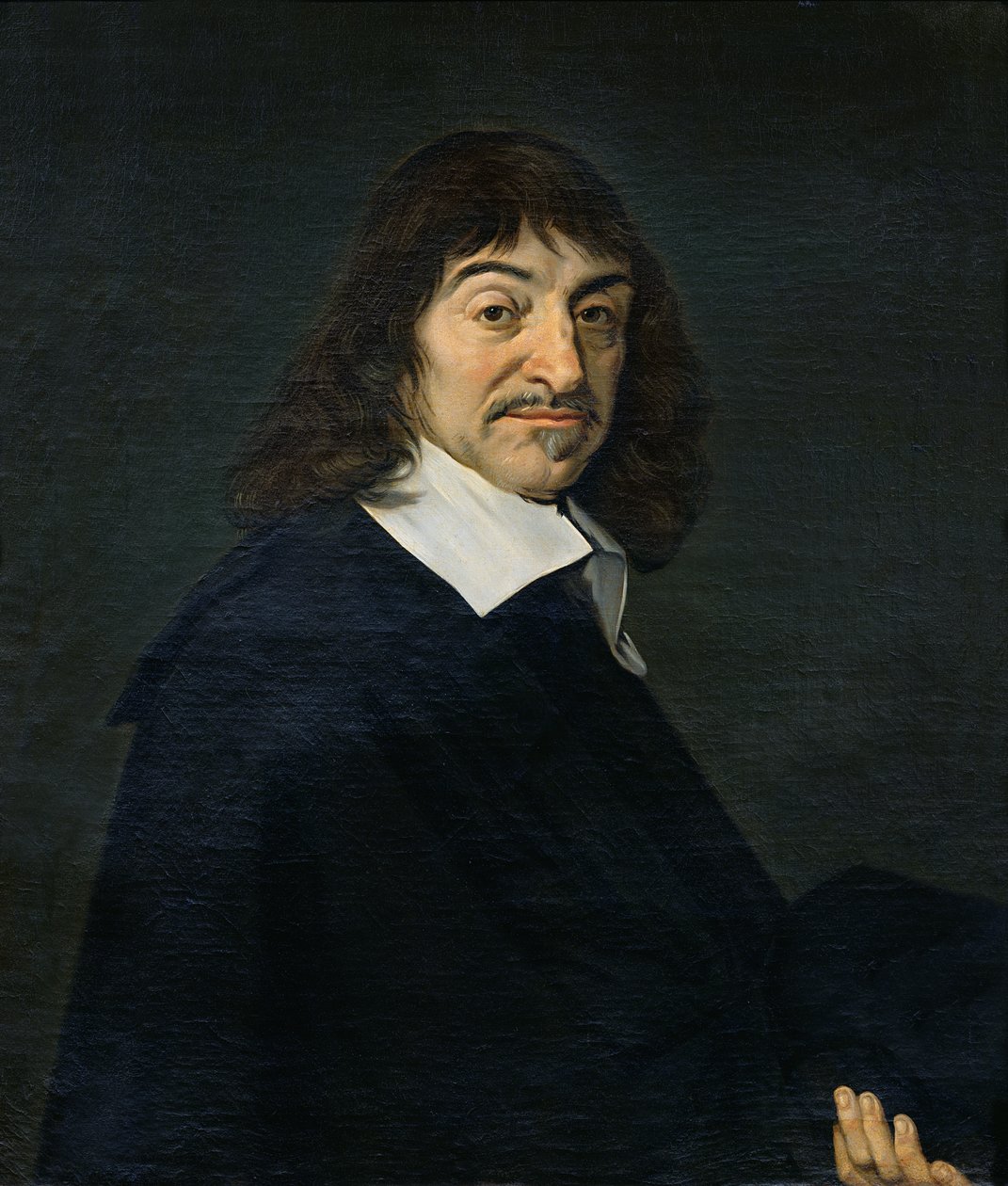 Porträt von René Descartes (1596-1650) ca. 1649 von Frans Hals