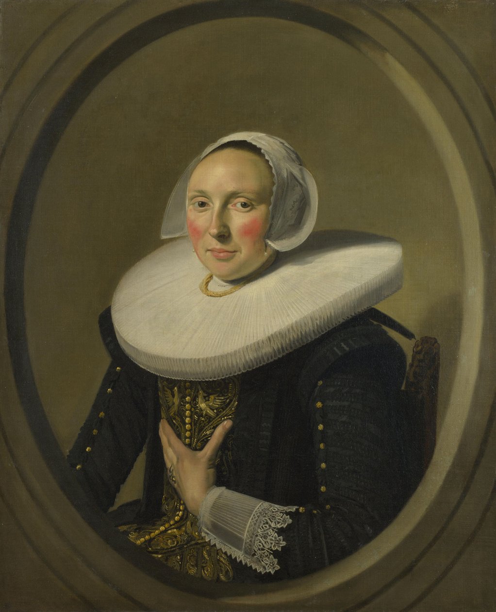 Porträt einer Frau (Marie Larp?) von Frans Hals