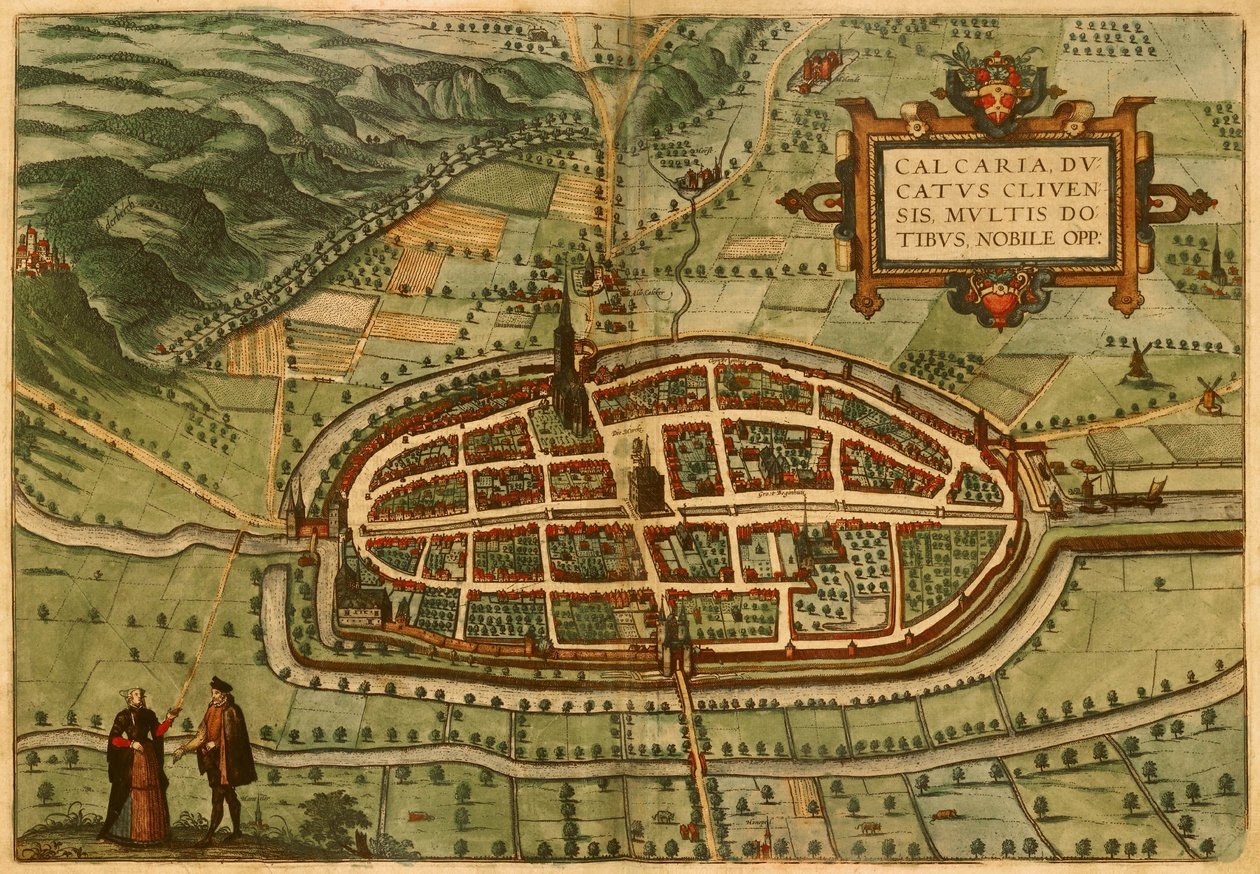 Kalkar Braun Hogenberg 1575 von Frans Hogenberg