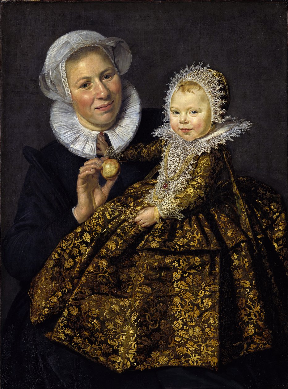 Catharina Hooft mit ihrer Amme von Frans I Hals