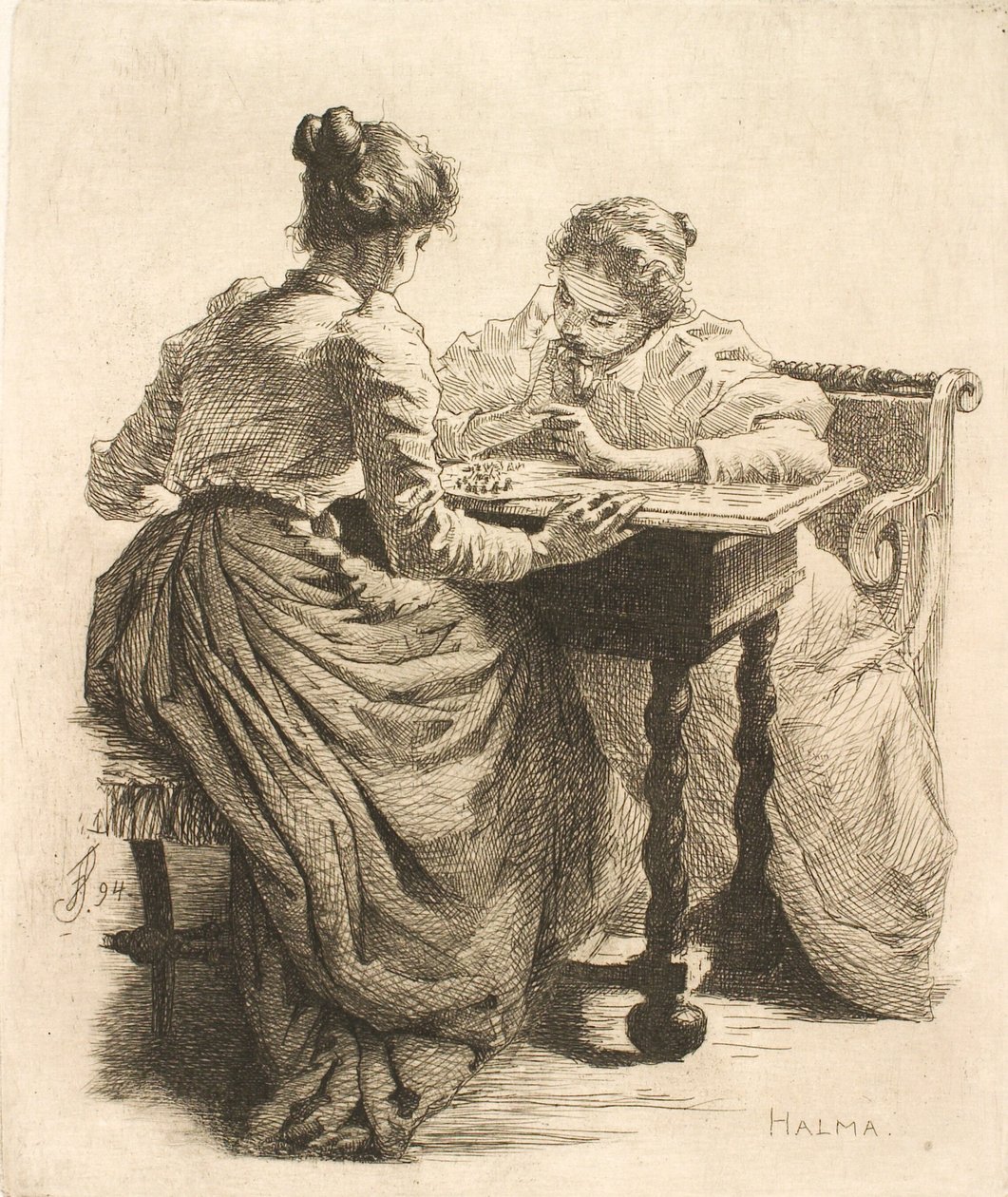 Halma von Frans Schwartz