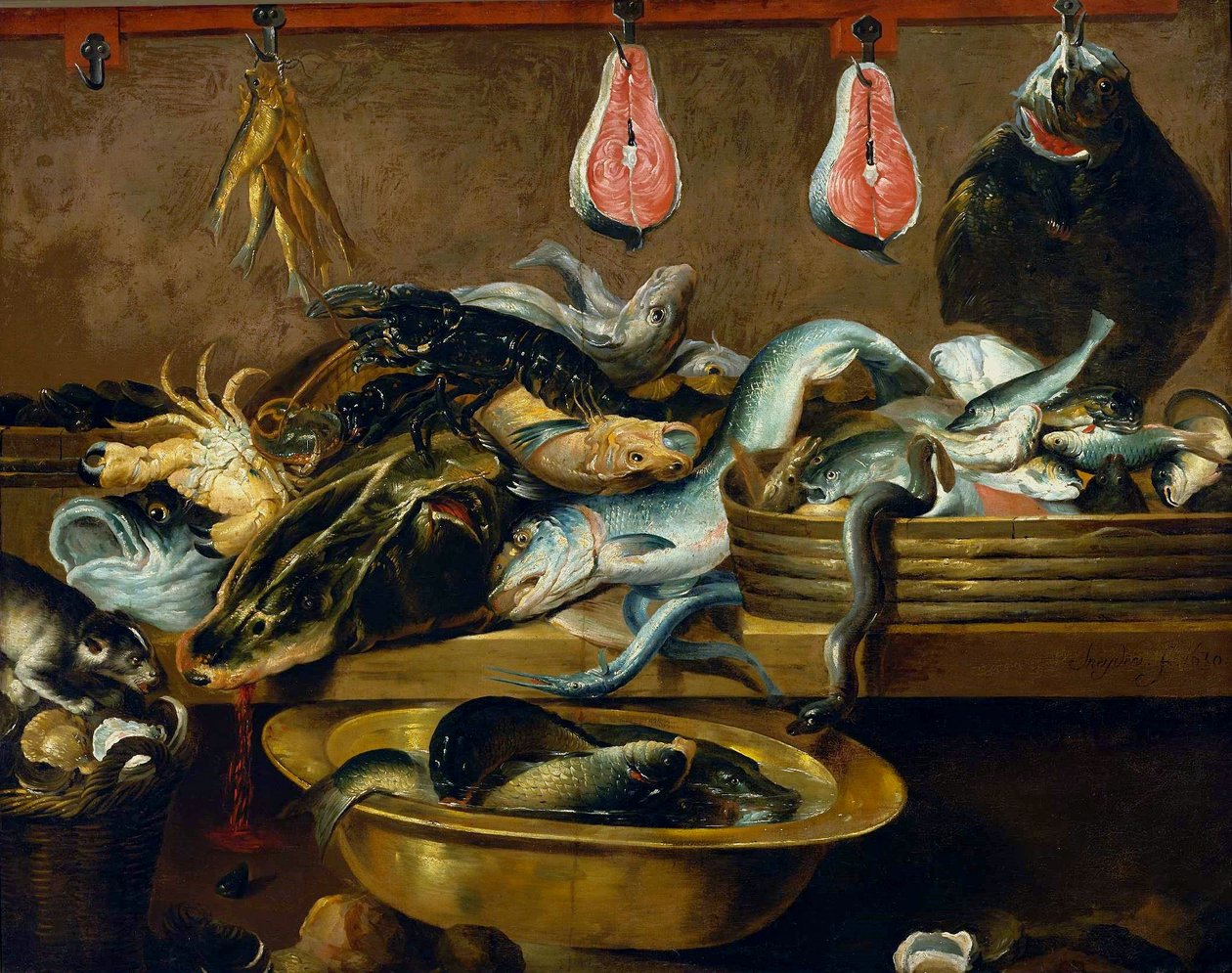 Fischstand von Frans Snyders