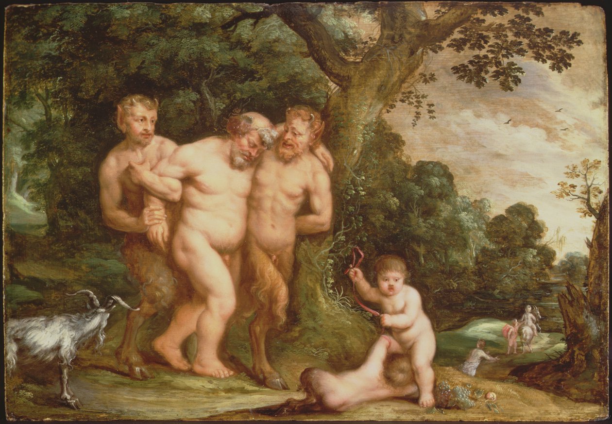 Der betrunkene Silenus von Frans Wouters