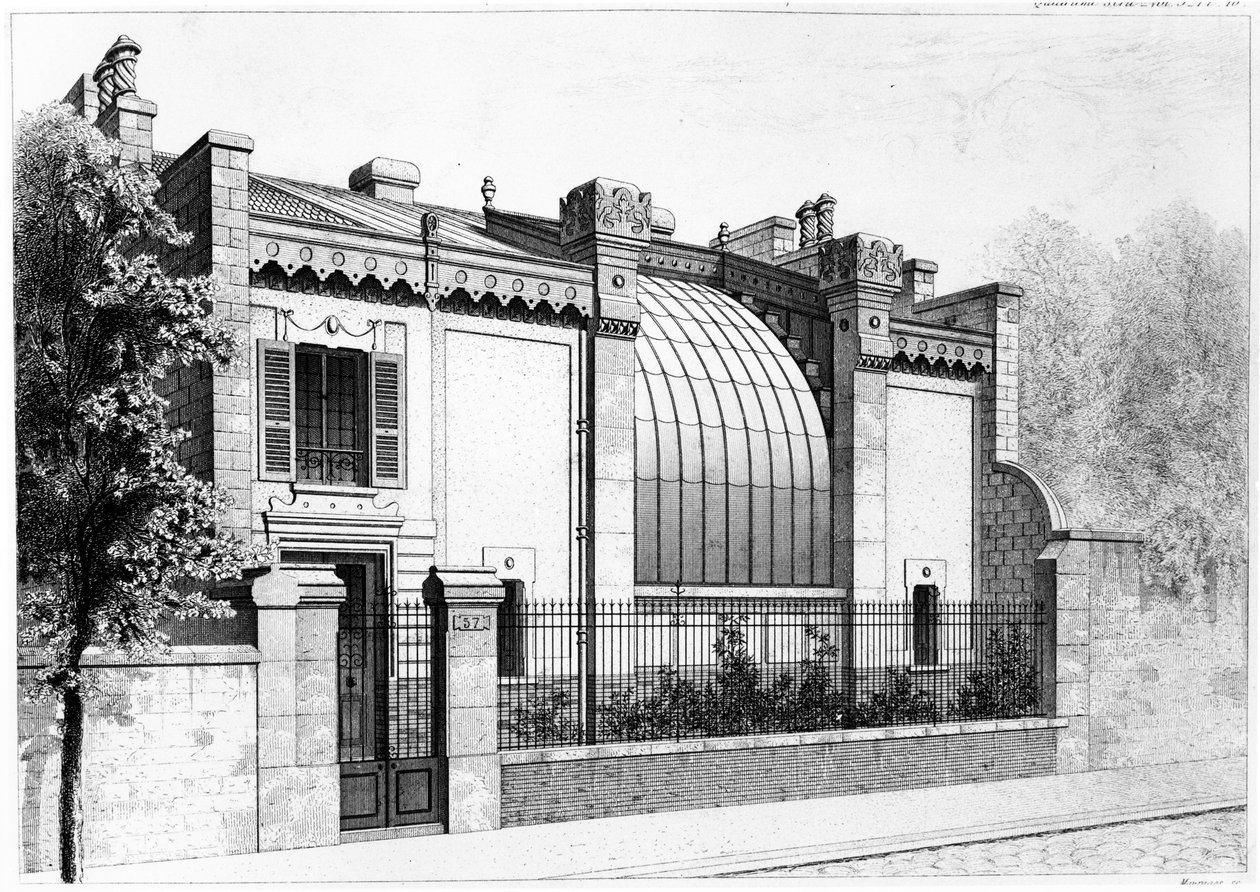 Atelier des Malers, 57, boulevard Arago, Paris. 1878 von Frantz Huguelin