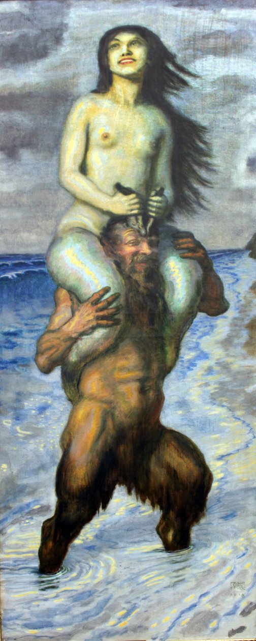 Faun und Meerjungfrau von Franz von Stuck
