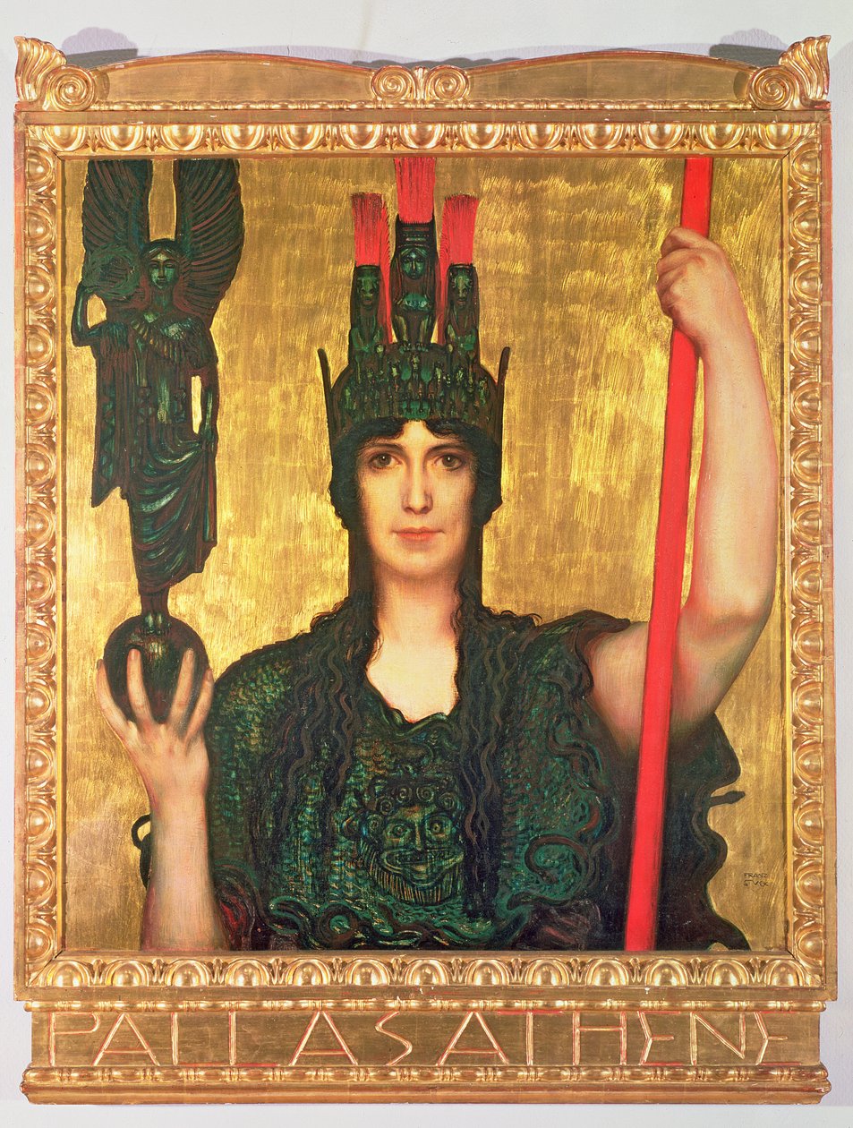 Pallas Athena, 1898 von Franz von Stuck