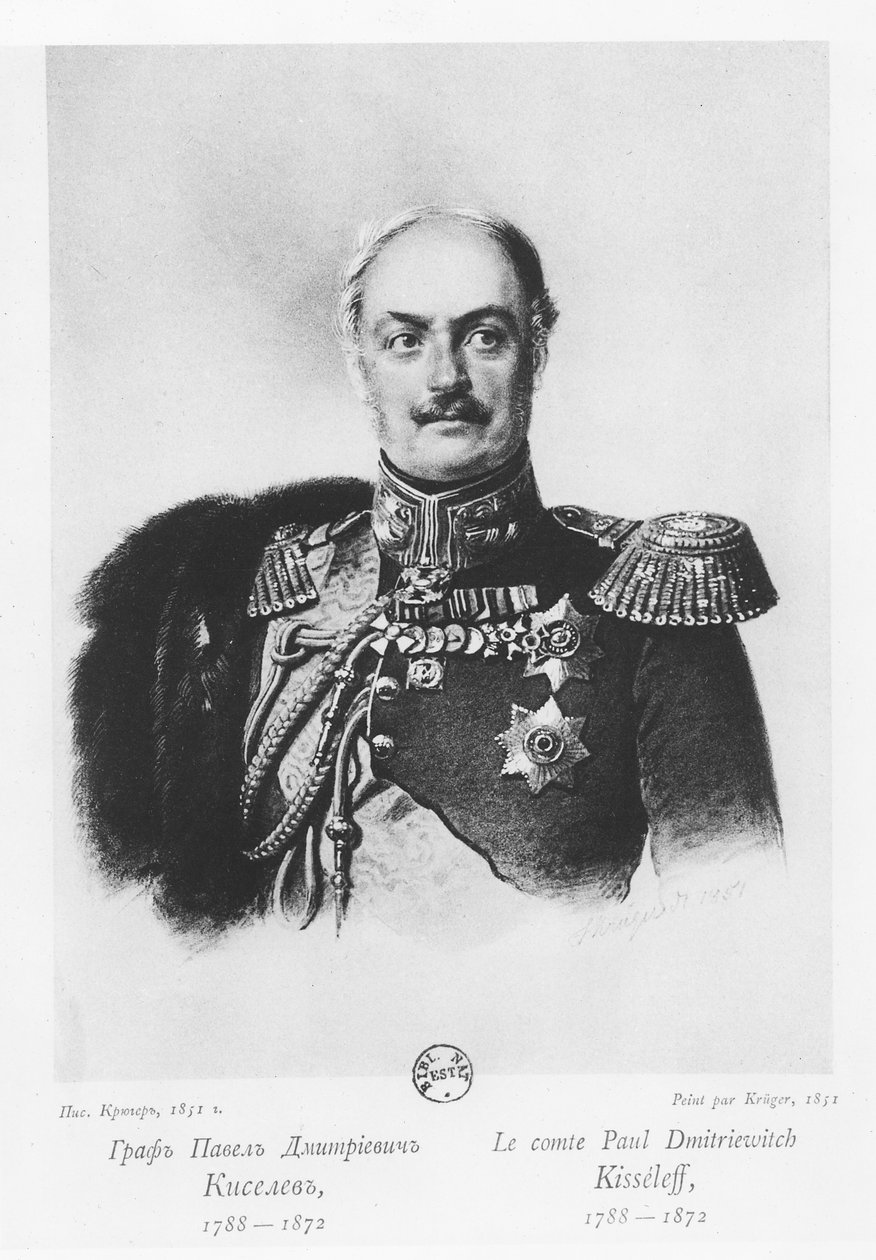 Graf Pavel Dmitrievich Kiselyov von Franz Krüger