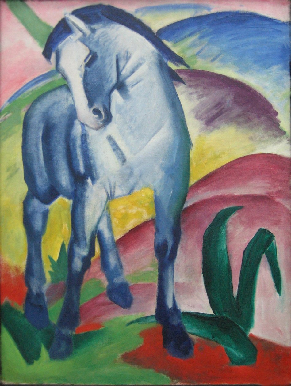 Blaues Pferd I von Franz Marc
