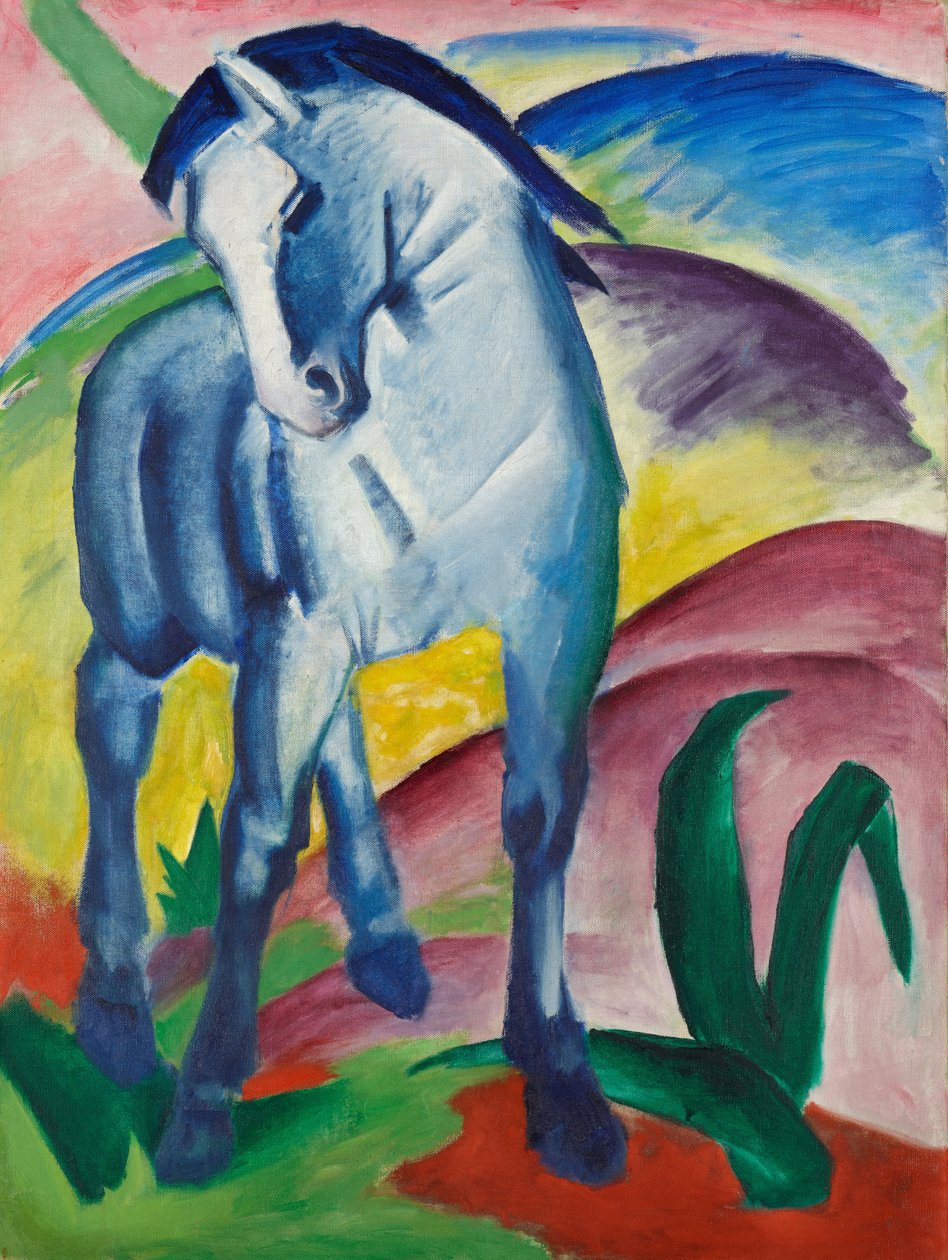 Blaues Pferd I von Franz Marc