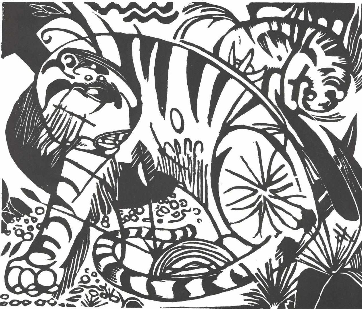Tiger von Franz Marc