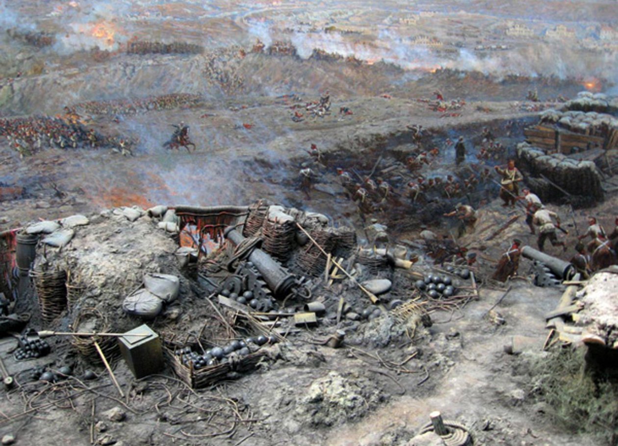 Das Panorama der Belagerung von Sewastopol von Franz Roubaud
