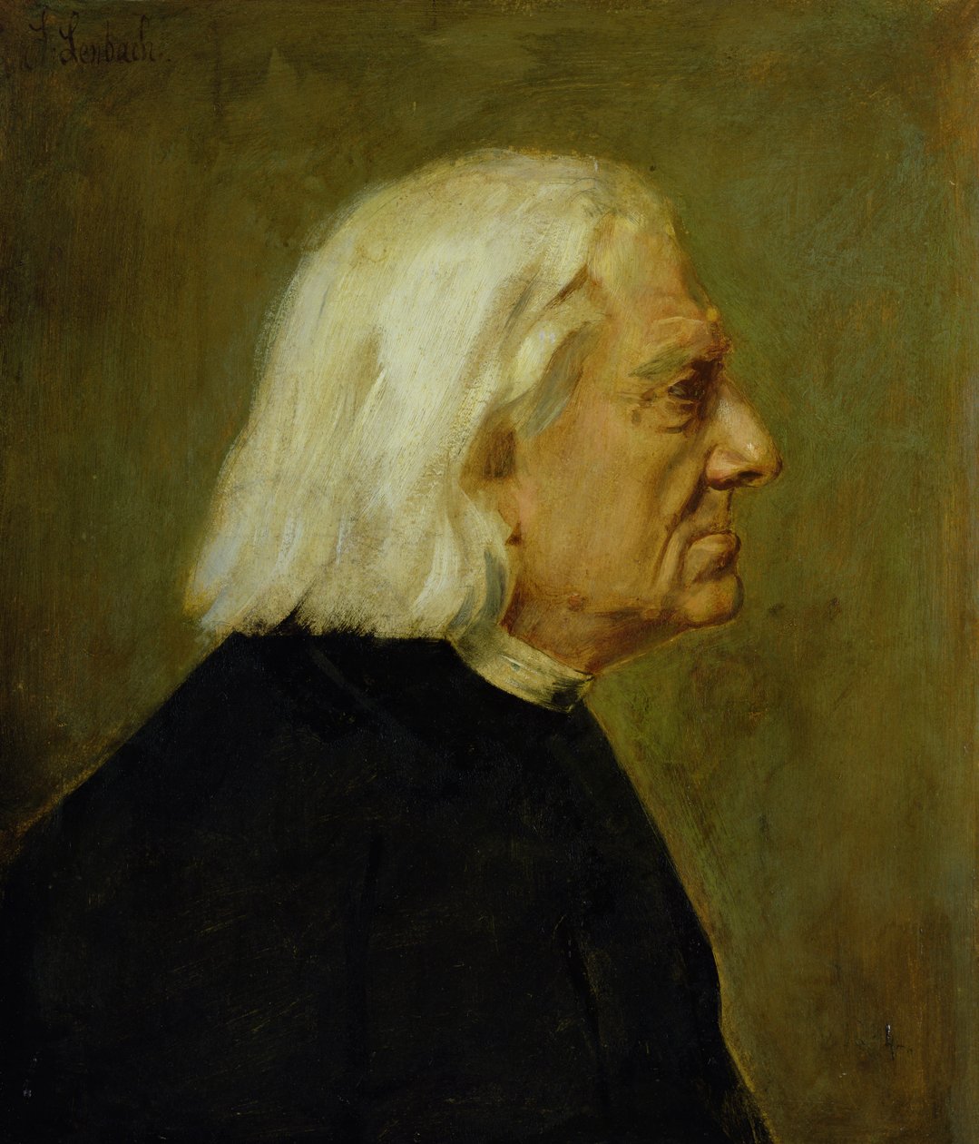 Der Komponist Franz Liszt (1811-86), 1884 von Franz Seraph von Lenbach