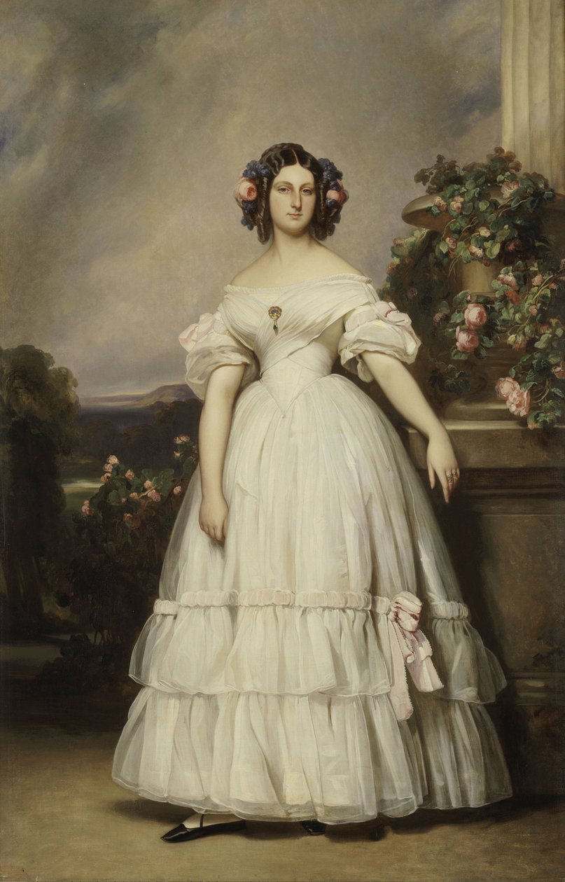 Porträt der Prinzessin Clémentine von Orléans von Franz Xaver Winterhalter