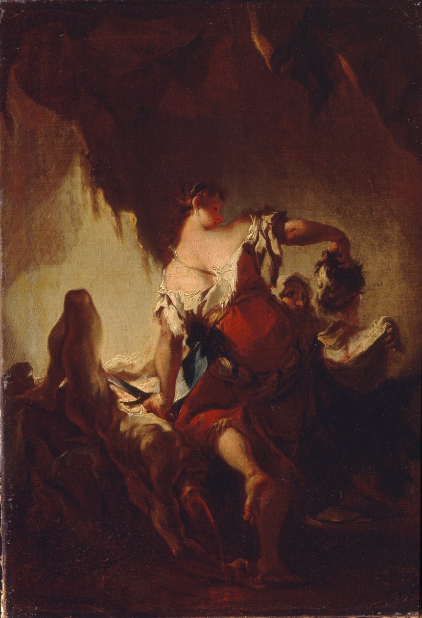 Judith mit dem Kopf des Holofernes von Franz Anton Maulbertsch