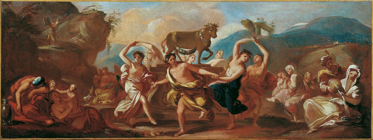 Der Tanz um das goldene Kalb von Franz Carl Remp