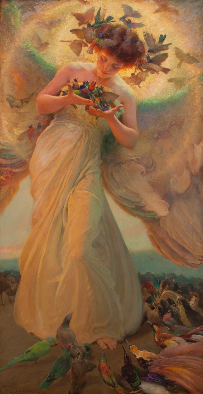 Der Engel der Vögel von Franz Dvorak