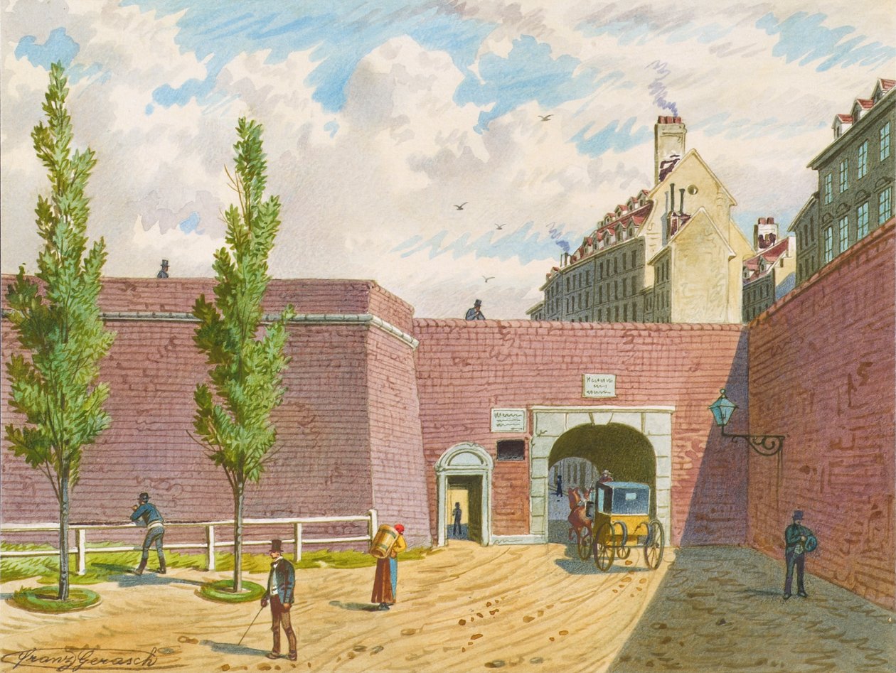 Das Fischertor in Wien von Franz Gerasch