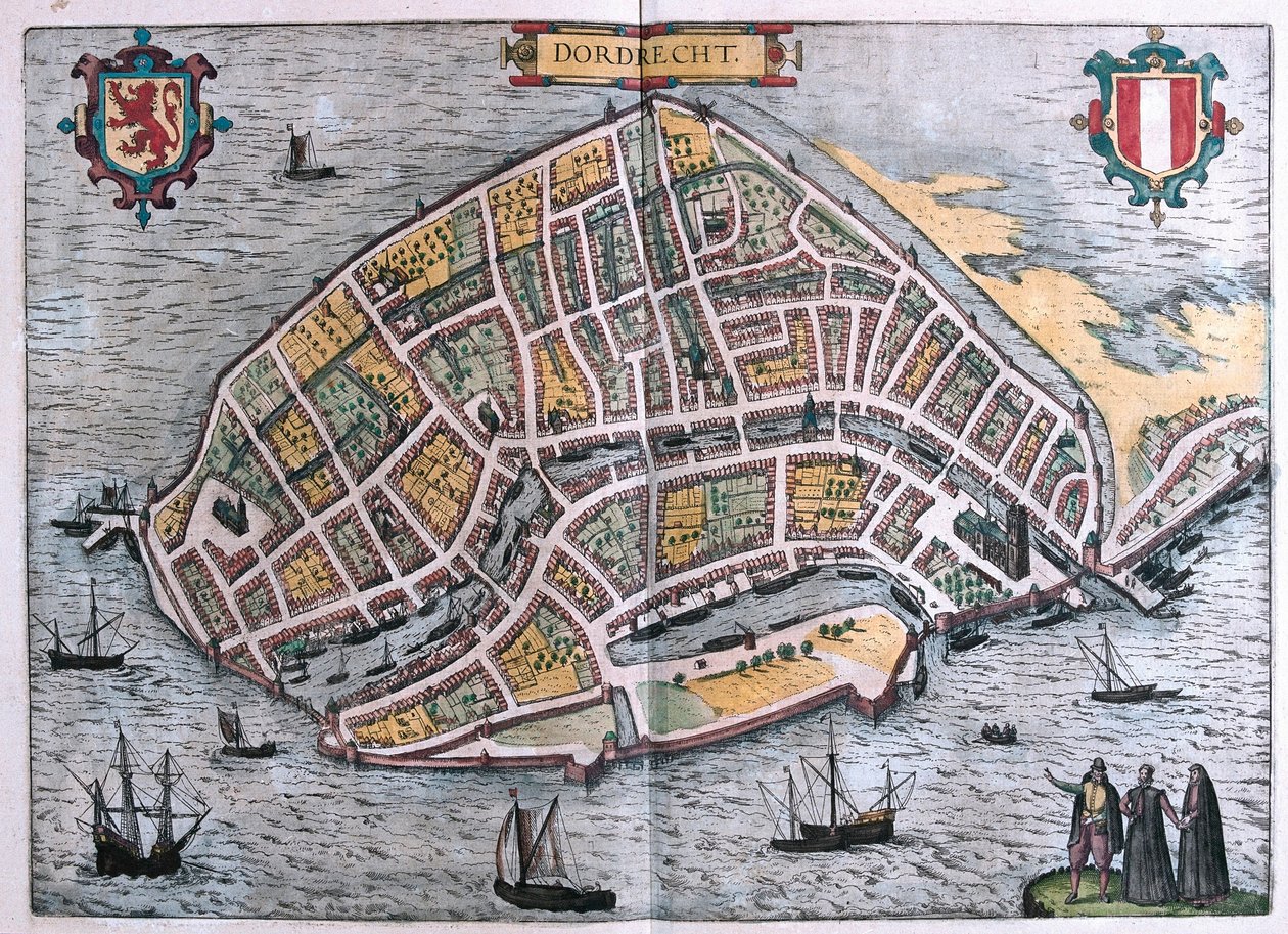 Dordrecht, Niederlande von Franz Hogenberg