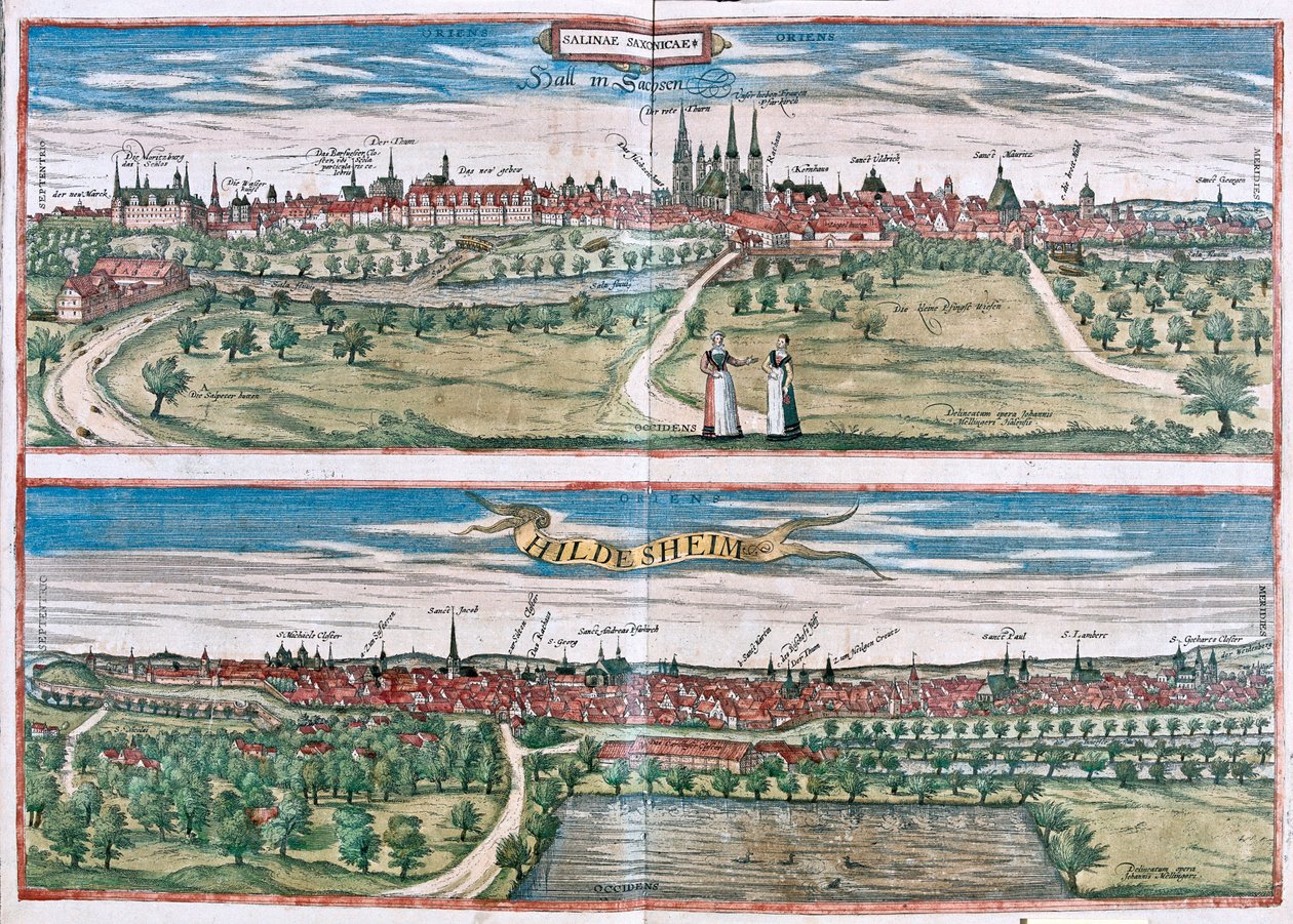 Halle (Saale), Deutschland von Franz Hogenberg