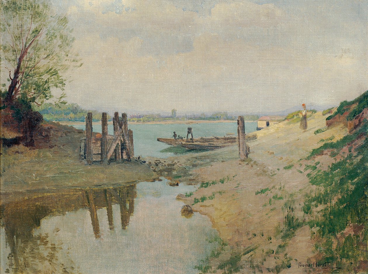 An der Donau bei Greifenstein von Franz Horst