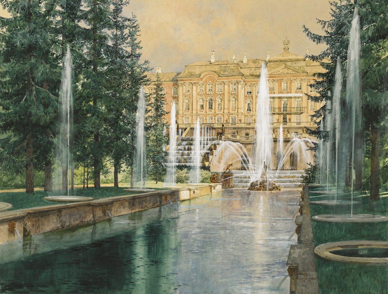 Peterhof, 1898 von Franz Kopallik