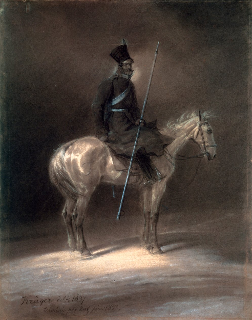 Kosake zu Pferd, 1837 von Franz Krüger