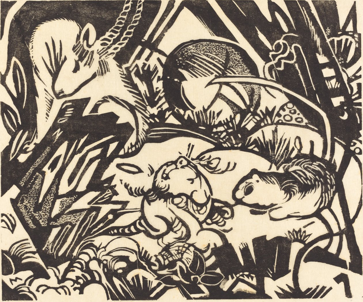 Tierlegende von Franz Marc