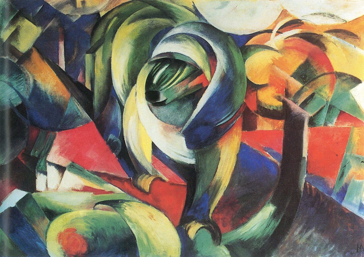 Der Mandrill von Franz Marc