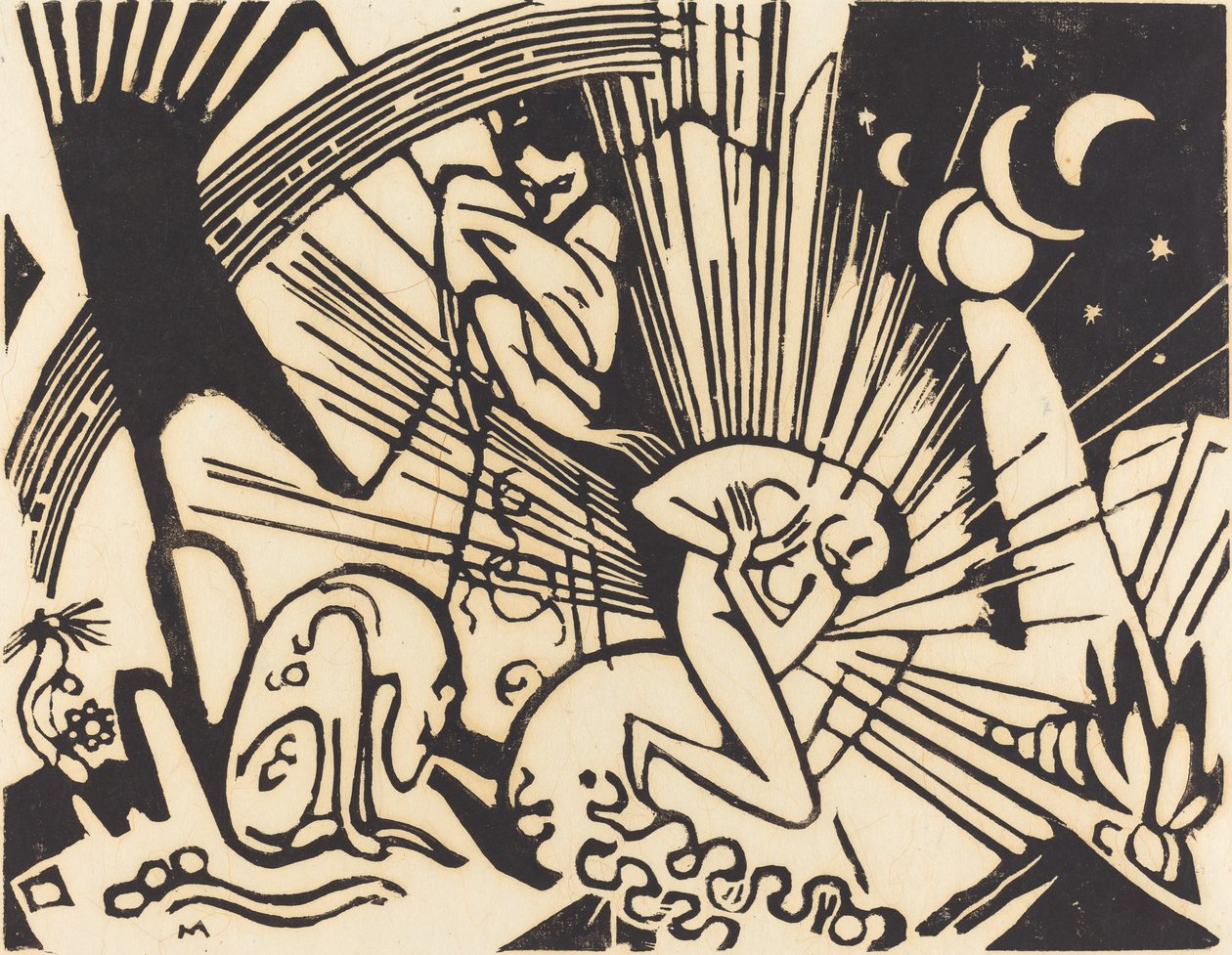 Versöhnung, 1912 von Franz Marc
