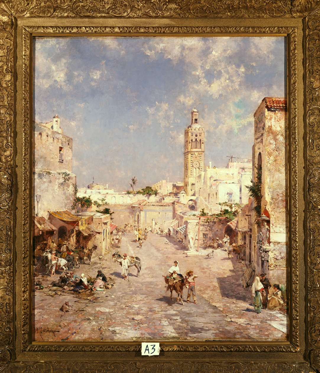 Figuren in einer maurischen Stadt von Franz Richard Unterberger