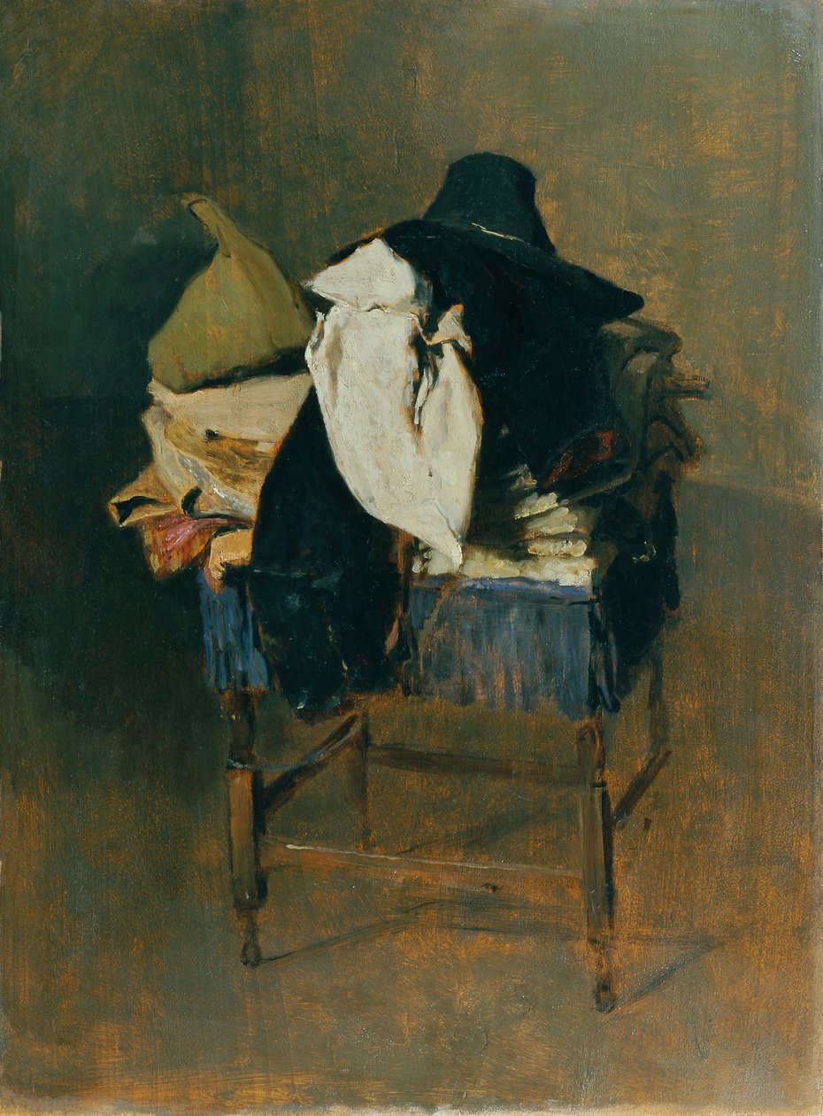 Kostüme auf einem Stuhl von Franz Rumpler