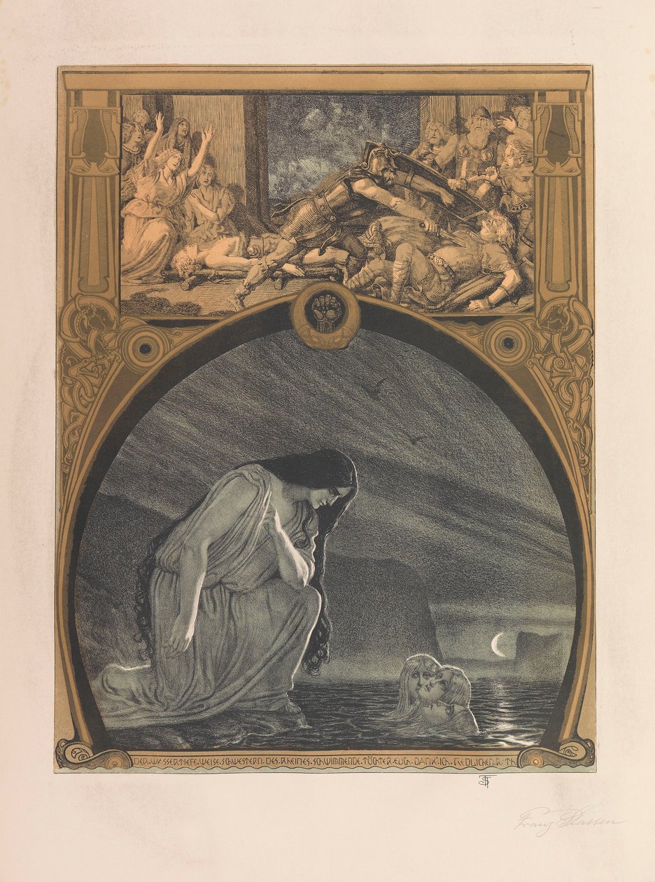 Der Ring des Nibelungen, 1914 von Franz Stassen